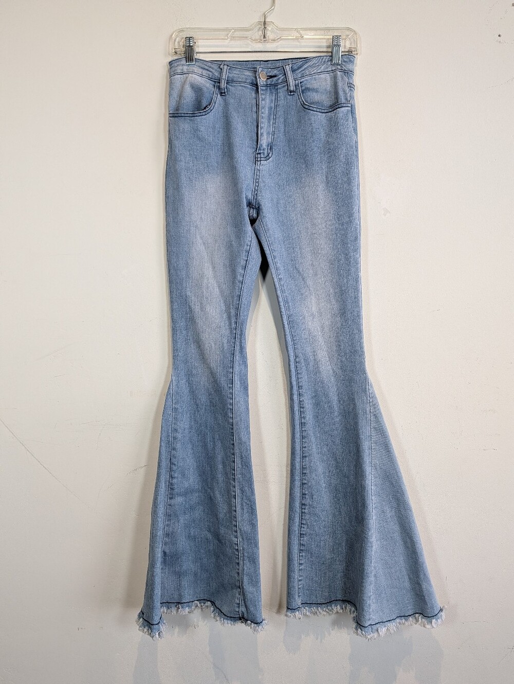 Saints & Hearts Denim Bell Bottom Jeans, Size Small